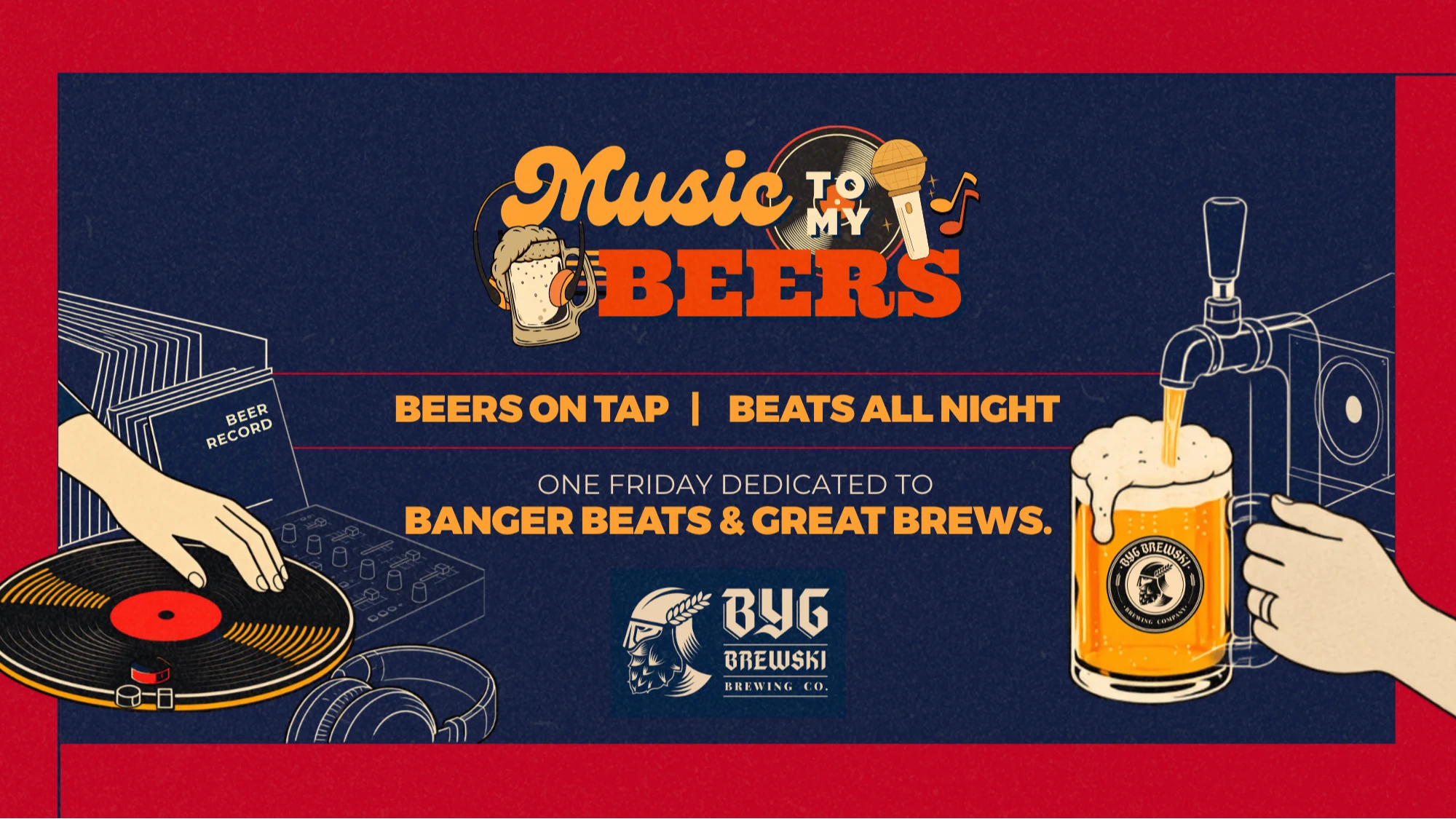 Music To My Beers - Beats & Brews DJ Night