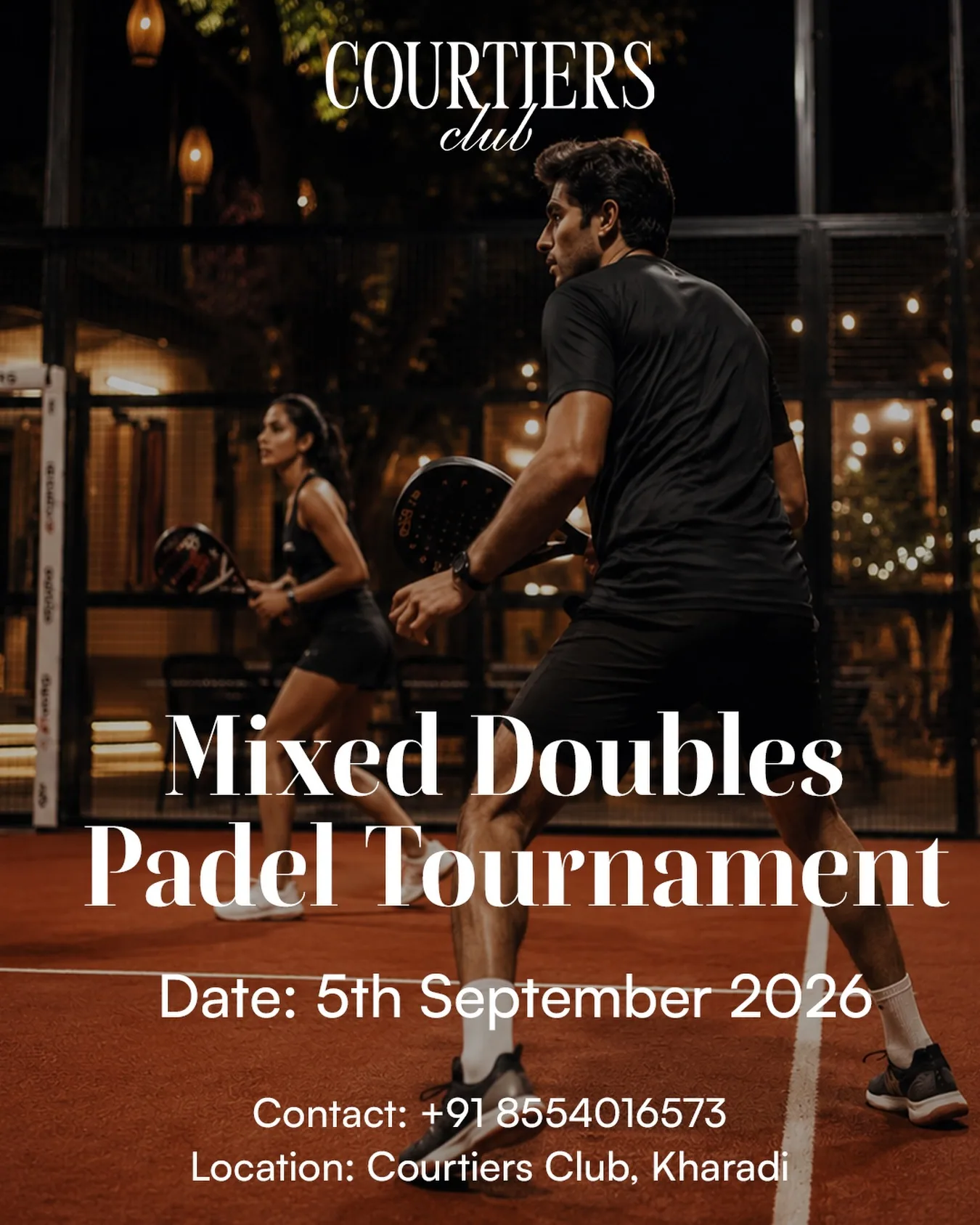 Mixed Doubles Padel Tournament at Courtiers Club